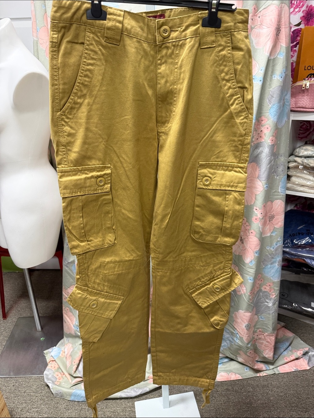 Match Men's Cargo Pants in Mustard